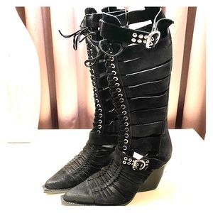 Jeffrey Campbell for Free People knee high boots